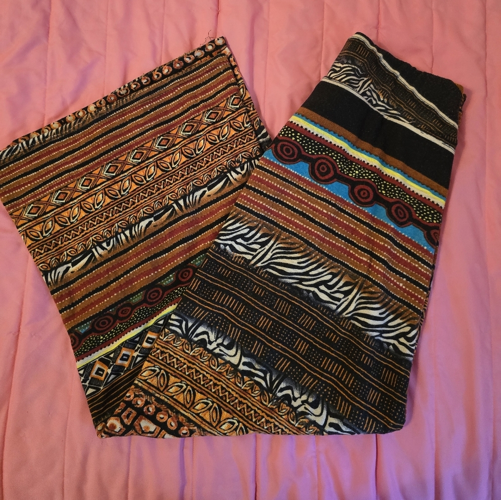 Robert Louis Multicolor Patterned Skirt - image 5